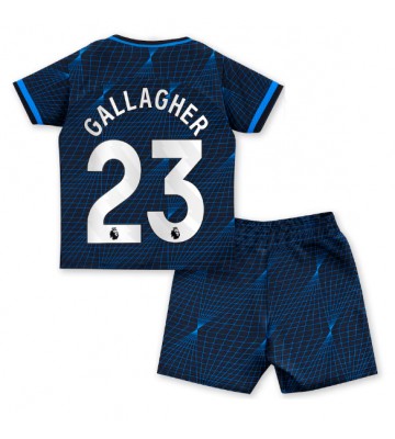 Chelsea Conor Gallagher #23 Udebanesæt Børn 2023-24 Kort ærmer (+ korte bukser)